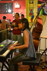 lorelei singing at monica's